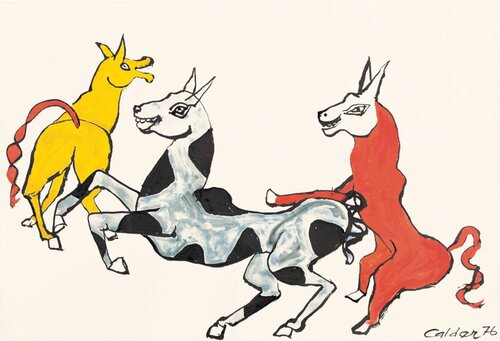 Rire jaune di Alexander Calder, Altri media in vendita su Singulart