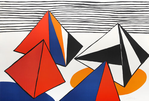 Les Pyramides Grandes Alexander Calder