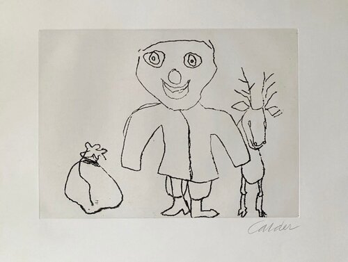 Santa Claus VI von Alexander Calder, Druck kaufen auf Singulart
