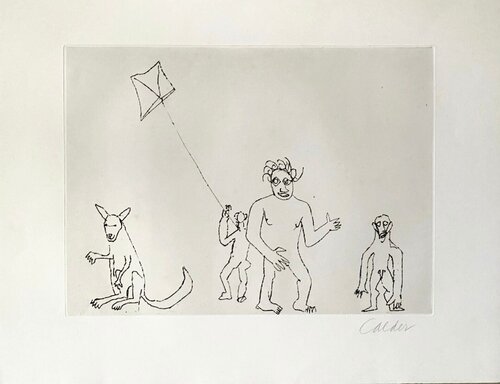 Santa Claus VII van Alexander Calder, Afdruk te koop op Singulart