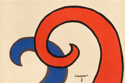 Les Vagues von Alexander Calder, Textil kaufen auf Singulart
