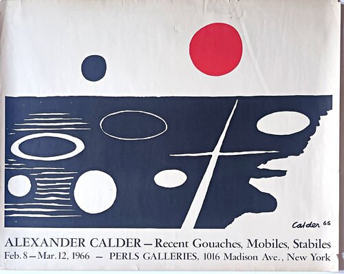 Alexander Calder - 1960s Perls Gallery invitation von Alexander Calder, Druck kaufen auf Singulart