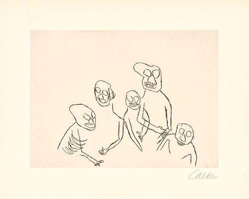 Santa Claus - EE Cummings van Alexander Calder, Afdruk te koop op Singulart