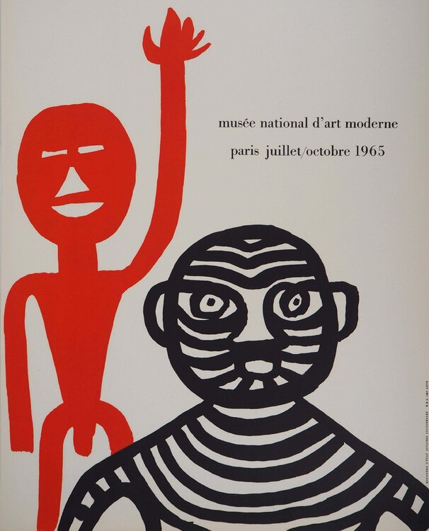 Homme tigre et homme rouge Alexander Calder