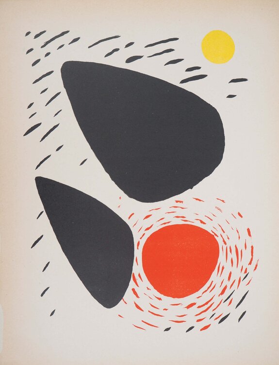 Formes en mouvement (Poésie de l'espace) Alexander Calder