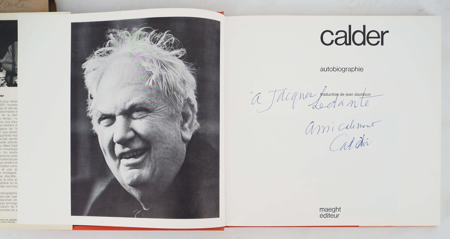 Dédicace autographe Alexander Calder