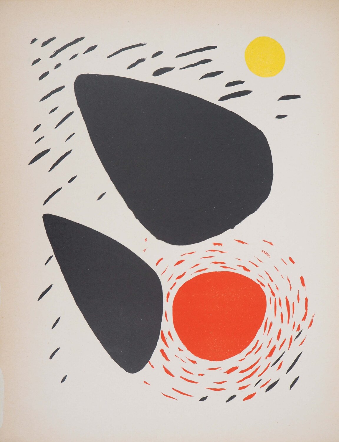Formes en mouvement (Poésie de l'espace) Alexander Calder Édition à vendre