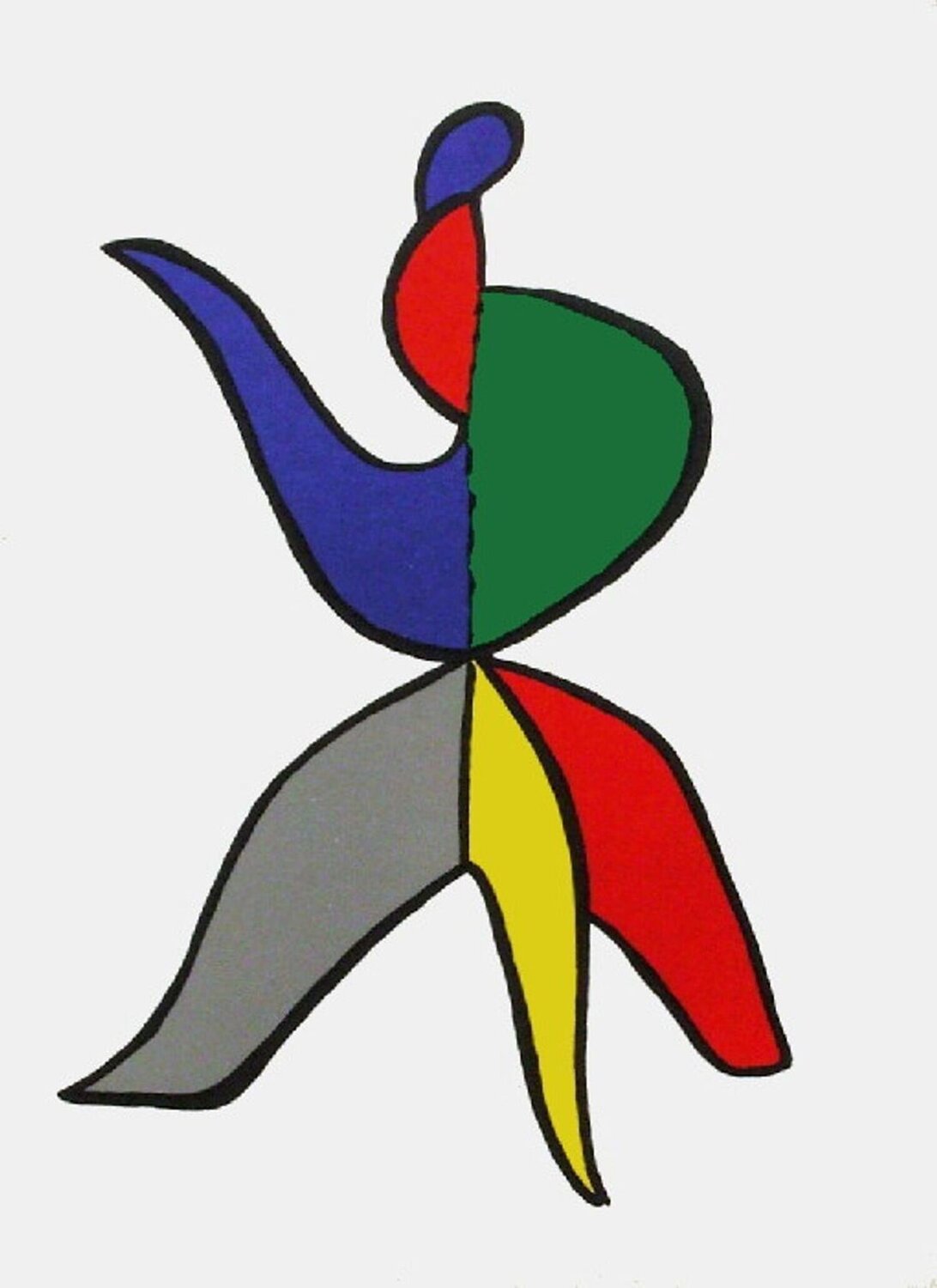 DLM141 - Sabot et bonnet phrygien II Alexander Calder Druck zu verkaufen