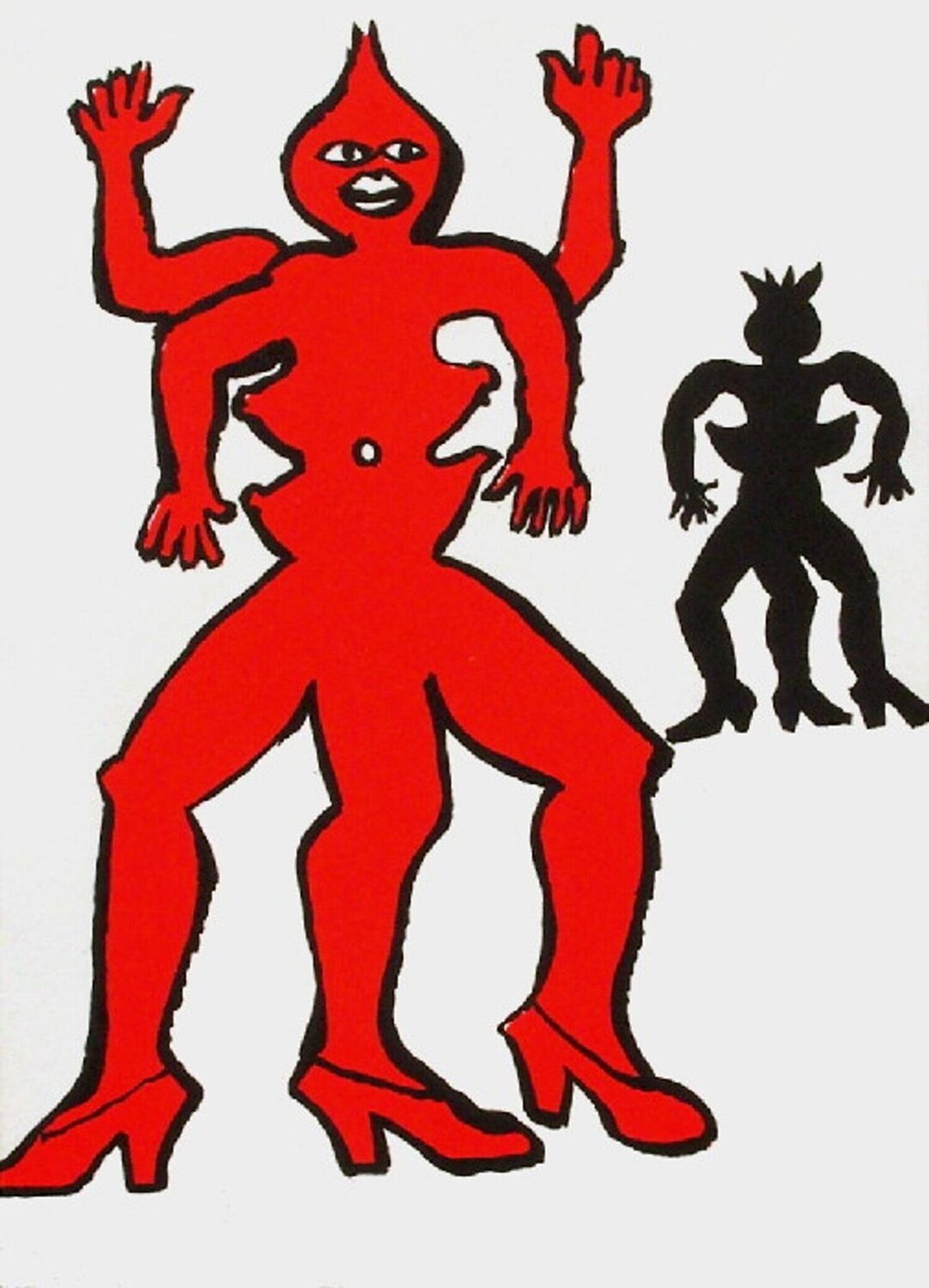DLM212 - Une famille de là-bas II Alexander Calder Druck zu verkaufen
