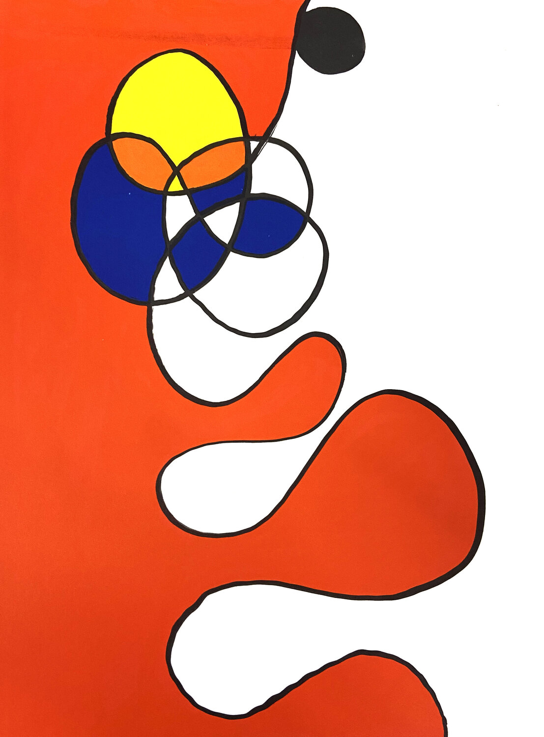 Alexander Calder lithograph derrière le miroir Alexander Calder