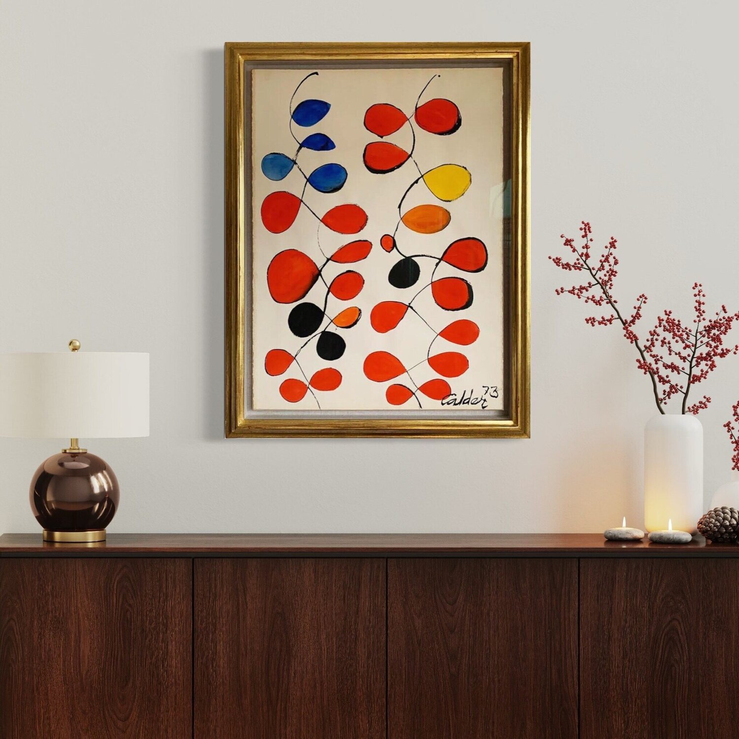 A Touch of Blue Alexander Calder