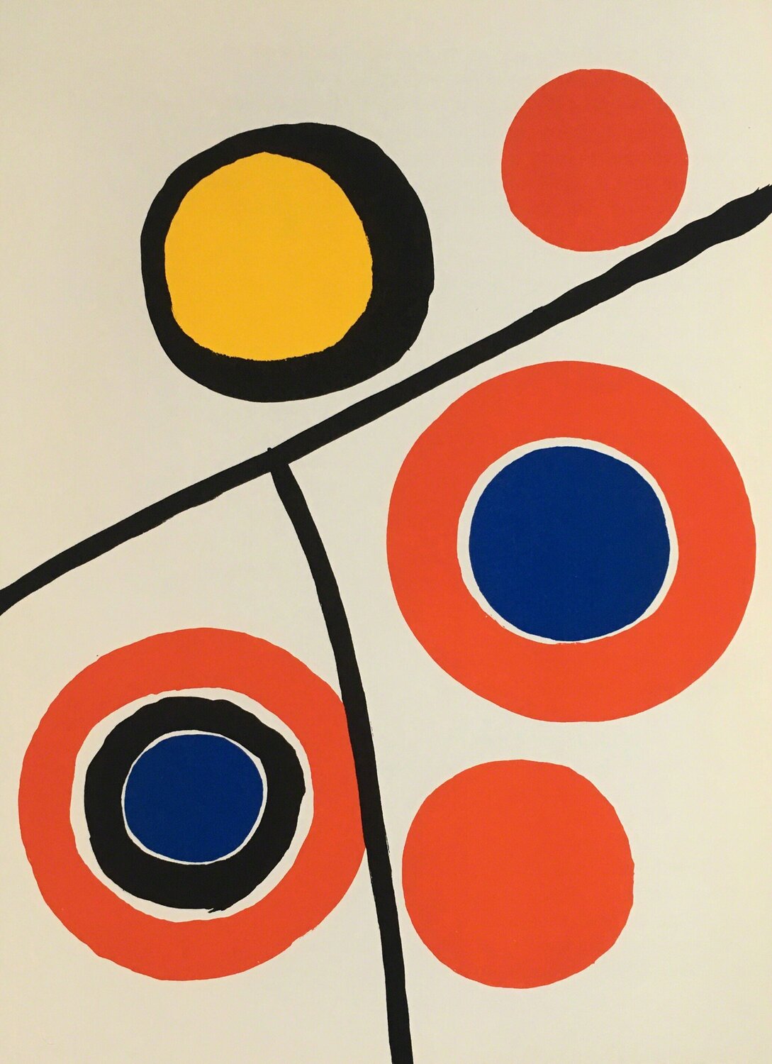 Alexander Calder Derrière le Miroir lithograph Alexander Calder