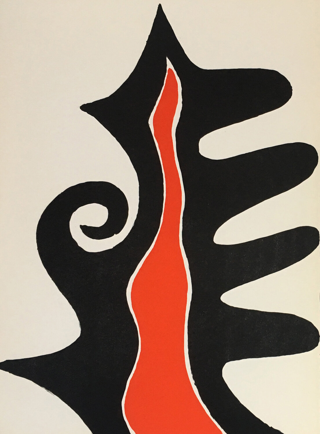 Alexander Calder Lithograph, Derriere Le Miroir (Calder prints) Alexander Calder