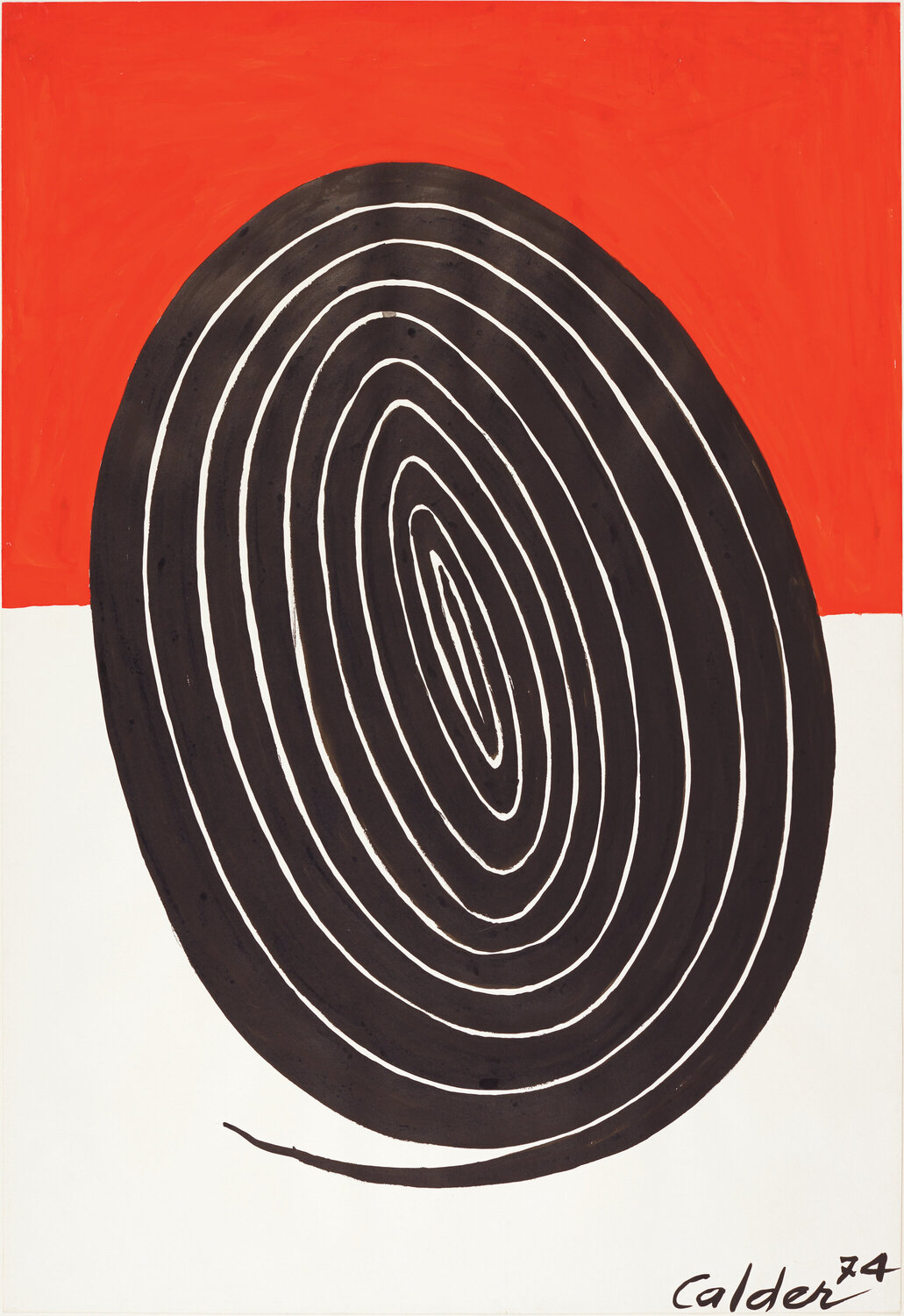The Oval Spiral Alexander Calder