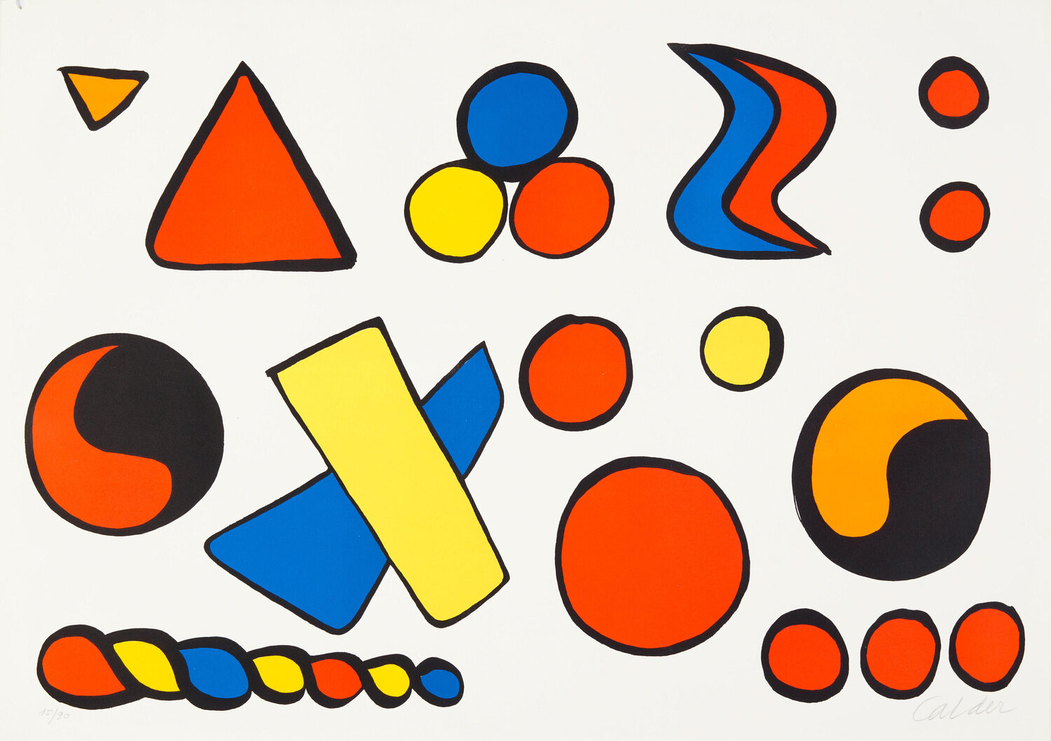 Alphabet et Saucisson, c. Alexander Calder