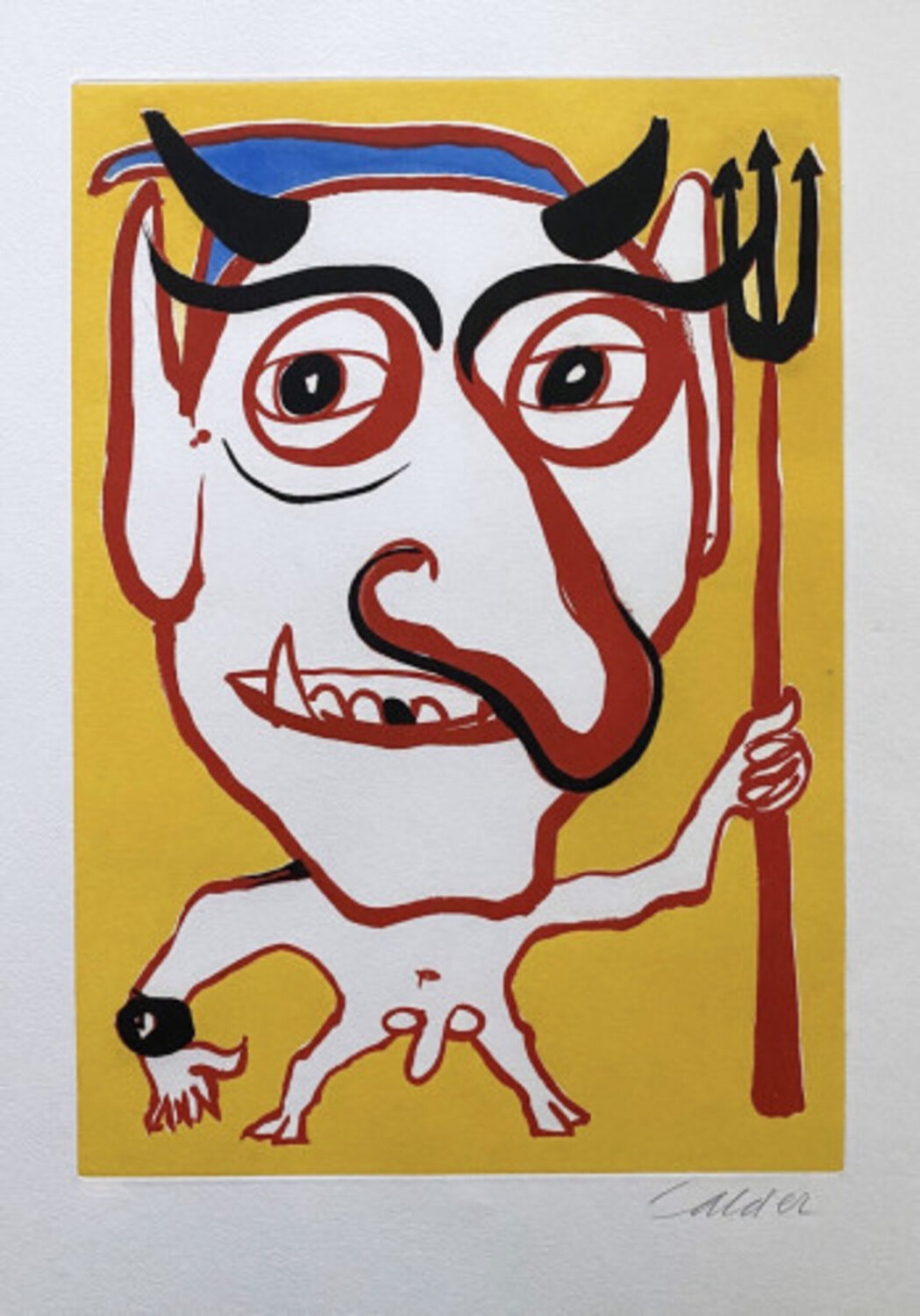 Devil (portrait if Constantin Tacou) Alexander Calder