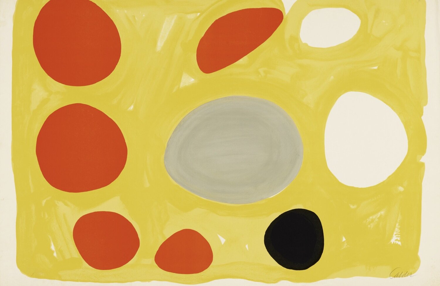 Grey Oval (Flat Mobile) Alexander Calder