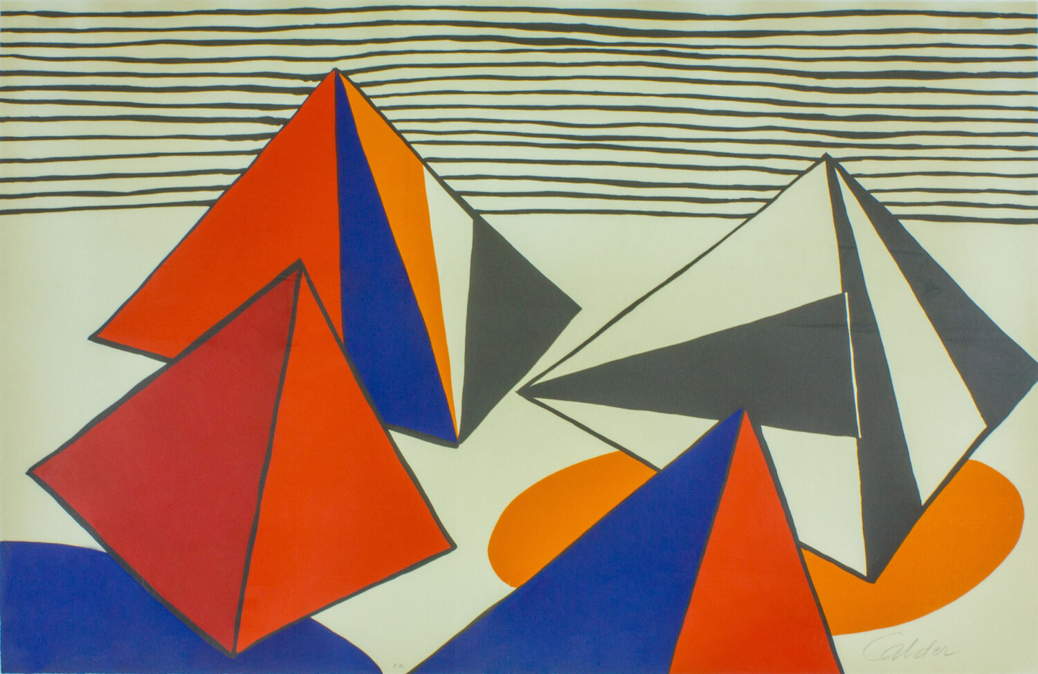 Les Pyramides Grandes Alexander Calder
