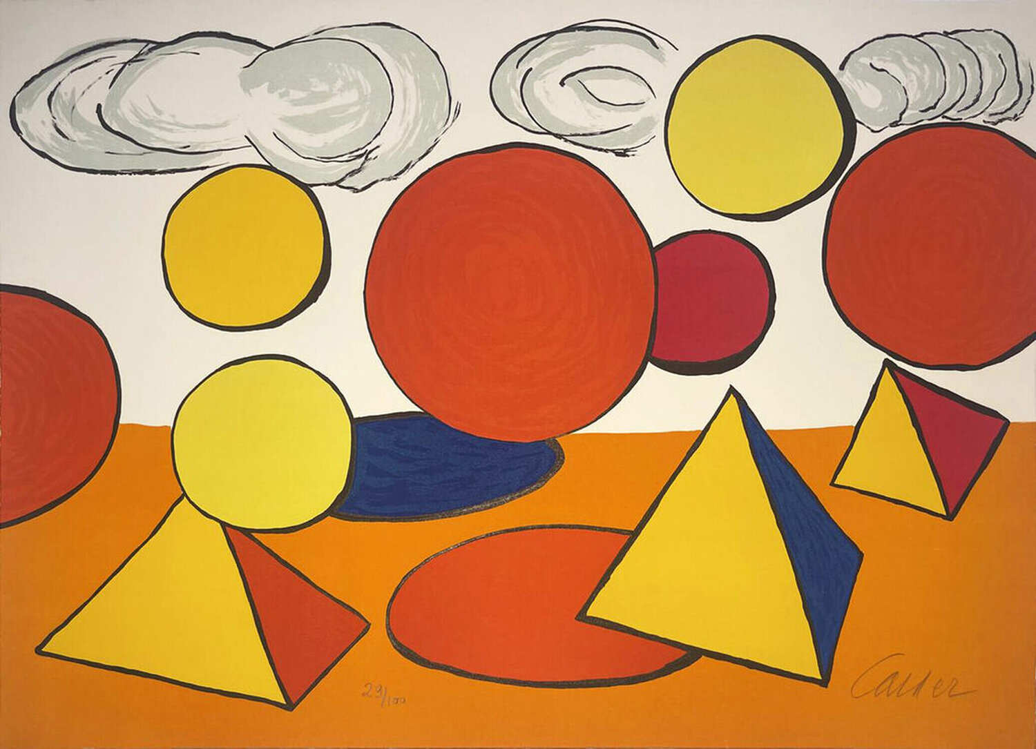 Le piège/ The Trap from La Memoire Elementaire Alexander Calder