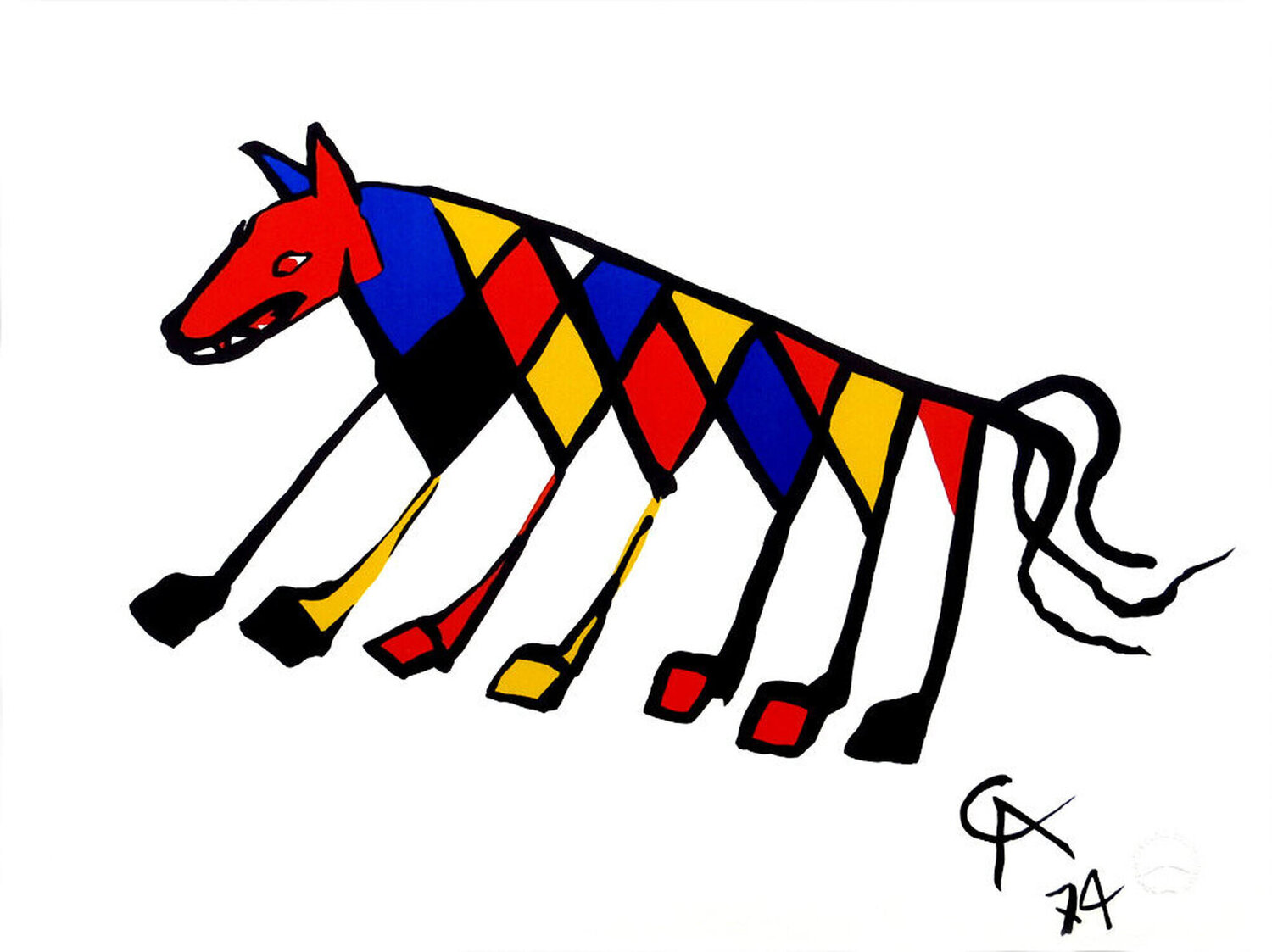 Beastie Alexander Calder Print for sale