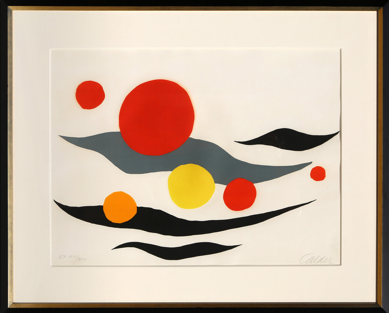 Untitled (Sun and Planets) Alexander Calder Print for sale