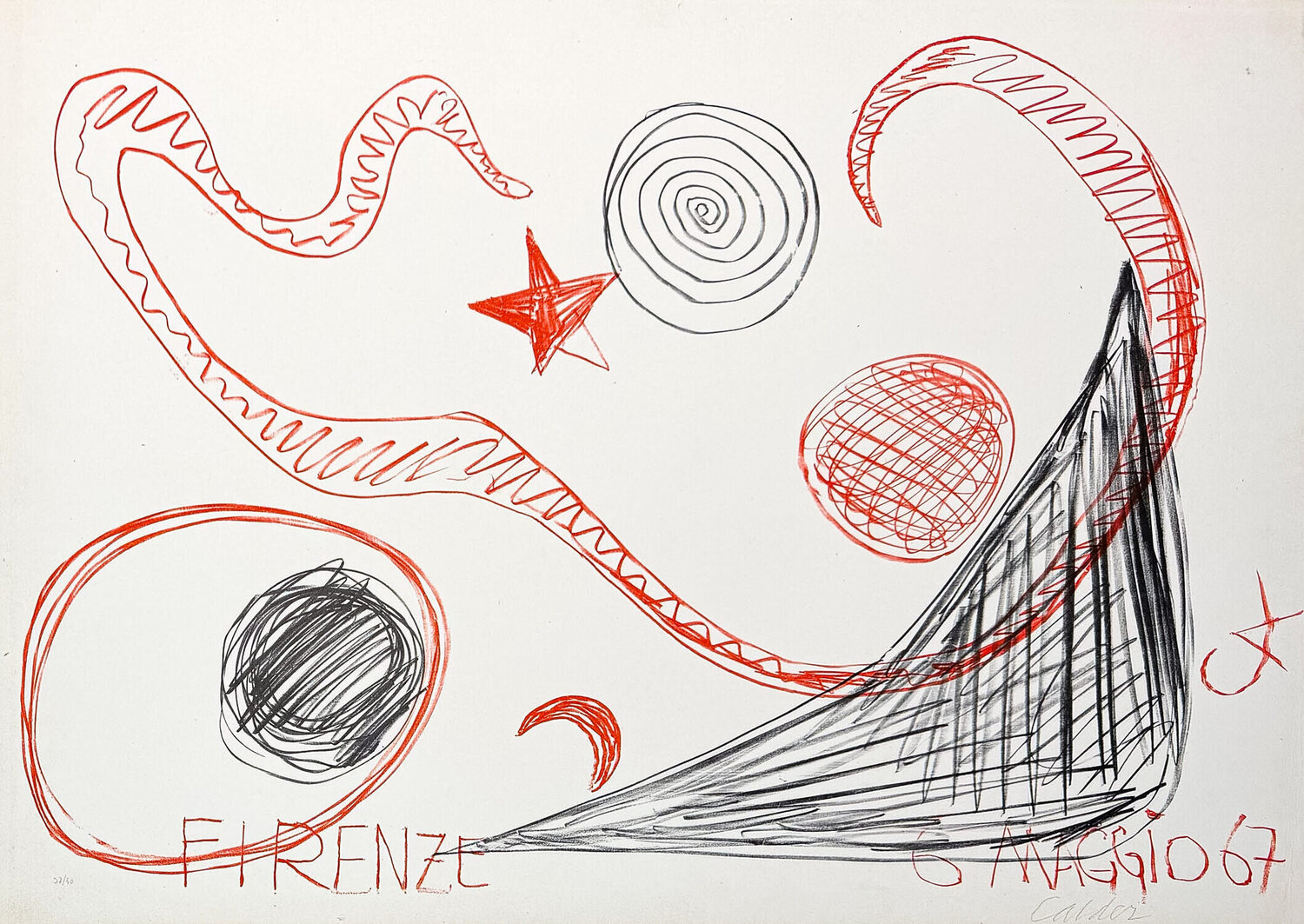 Firenze Alexander Calder Print for sale