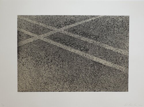 Pico, Flower, Figueroa di Ed Ruscha, Stampa in vendita su Singulart