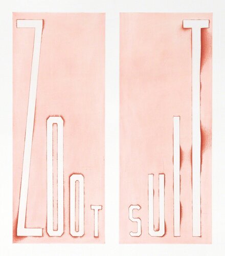 Zoot Suit di Ed Ruscha, Stampa in vendita su Singulart