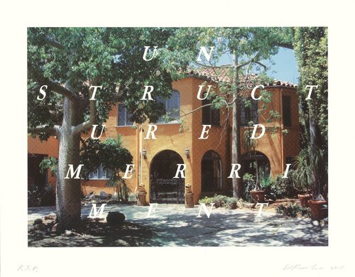 Unstructured Merriment di Ed Ruscha, Stampa in vendita su Singulart