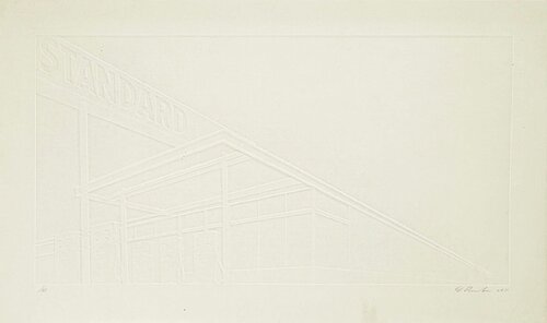 Ghost Station di Ed Ruscha, Stampa in vendita su Singulart