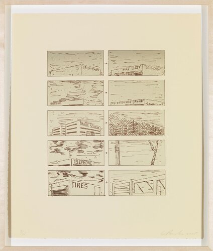 Brown Course of Empire van Ed Ruscha, Afdruk te koop op Singulart
