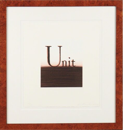 Unit van Ed Ruscha, Afdruk te koop op Singulart