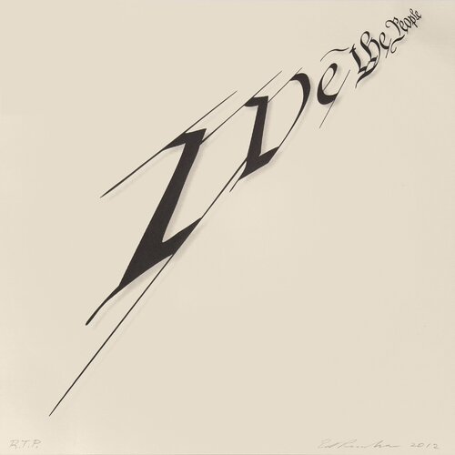 We The People di Ed Ruscha, Stampa in vendita su Singulart
