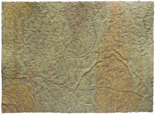 PETRO PLOTS/ Pacific Coast Highway/ Sunset Boulevard di Ed Ruscha, Stampa in vendita su Singulart