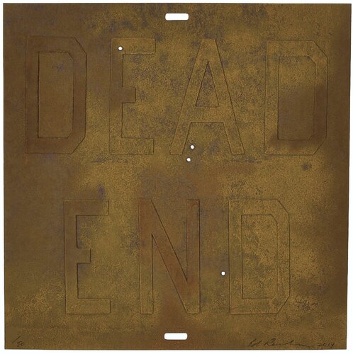 Rusty Signs - Dead End 3 di Ed Ruscha, Stampa in vendita su Singulart