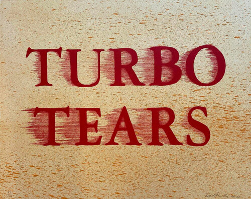 Turbo Tears di Ed Ruscha, Stampa in vendita su Singulart