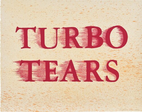Turbo Tears di Ed Ruscha, Stampa in vendita su Singulart