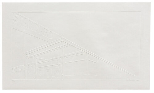 Ghost Station di Ed Ruscha, Stampa in vendita su Singulart