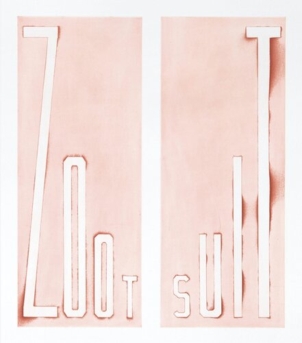 Zoot Suit di Ed Ruscha, Stampa in vendita su Singulart