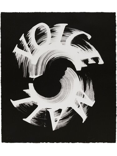 Voice Mail White (State II) di Ed Ruscha, Stampa in vendita su Singulart