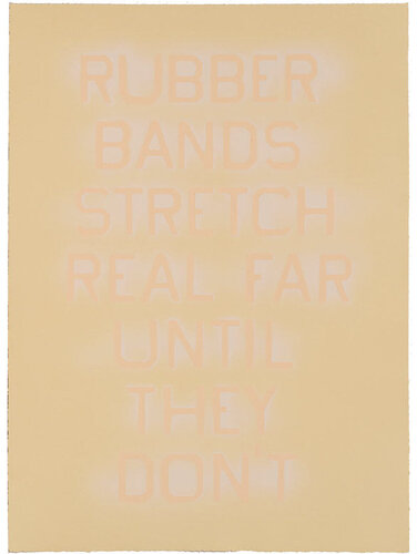 Rubber Bands (State IV) van Ed Ruscha, Afdruk te koop op Singulart