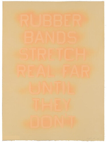 Rubber Bands (State I) van Ed Ruscha, Afdruk te koop op Singulart
