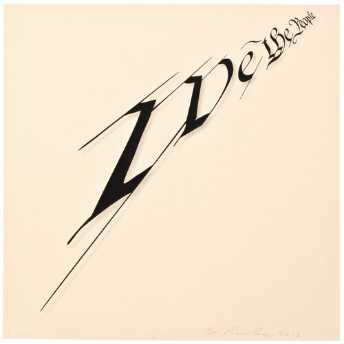 We the People van Ed Ruscha, Afdruk te koop op Singulart