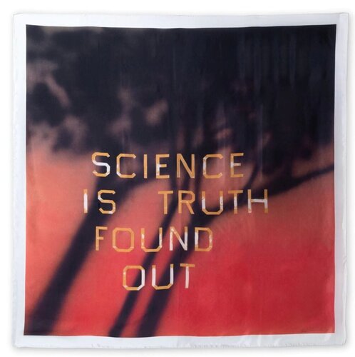 (Red)ition Scarf by Ed Ruscha van Ed Ruscha, Textiel te koop op Singulart