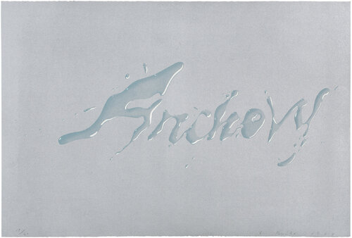 Anchovy van Ed Ruscha, Afdruk te koop op Singulart
