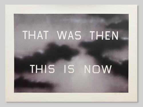 That Was Then This Is Now II van Ed Ruscha, Afdruk te koop op Singulart