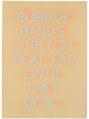 Rubber Bands (State III) - AP van Ed Ruscha, Afdruk te koop op Singulart