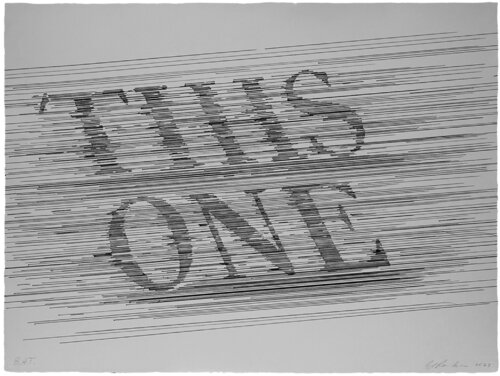 This One van Ed Ruscha, Afdruk te koop op Singulart
