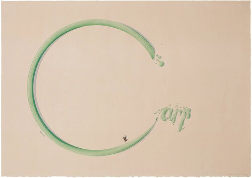 Carp with Fly di Ed Ruscha, Stampa in vendita su Singulart