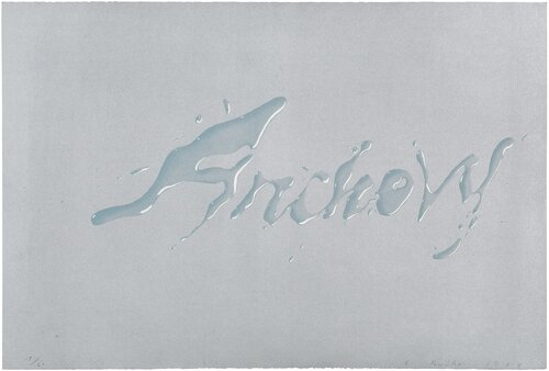 Anchovy di Ed Ruscha, Stampa in vendita su Singulart